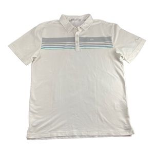 Travis Matthew Vaquero White Polo Shirt - Large